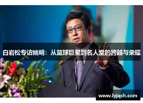 白岩松专访姚明：从篮球巨星到名人堂的跨越与荣耀